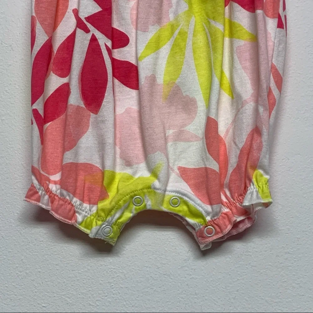 Carter's Child of Mine Baby Girl's Floral Romper One Piece NEW NWT